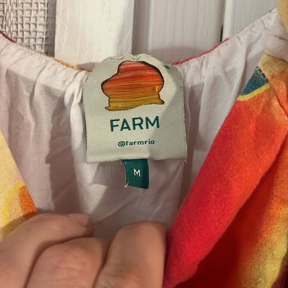 Farm Rio Cashew Juice Midi Dress size m - Picture 6 of 8